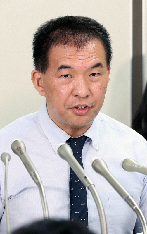 記者会見する岡口基一裁判官=東京・霞が関の司法記者クラブで2018年9月11日午後5時9分、小川昌宏撮影