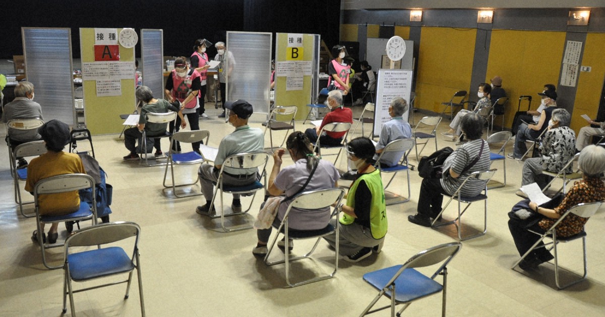 民間病院主導でワクチン接種会場を常設 高齢者ら安堵の表情 尼崎 毎日新聞