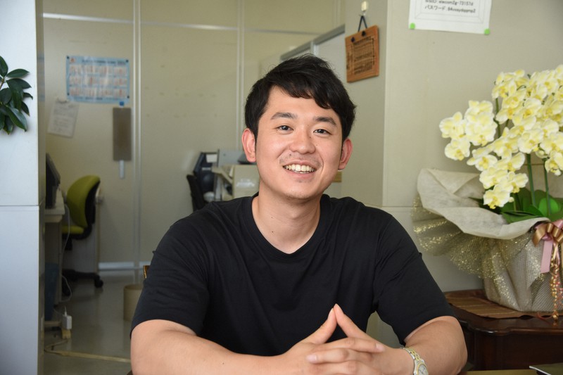 ベンナーズの井口剛志社長=福岡市東区で2021年6月1日午後4時45分、高橋慶浩撮影
