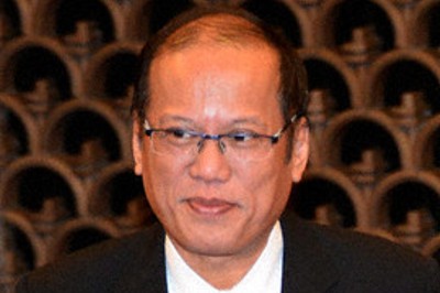 フィリピンのベニグノ・アキノ前大統領＝藤井太郎撮影