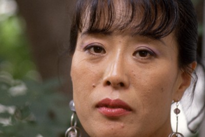 李麗仙さん＝東京都内で1988年7月、滝雄一撮影　毎日グラフ1988年（昭和63年）8月21日号　24頁のカット