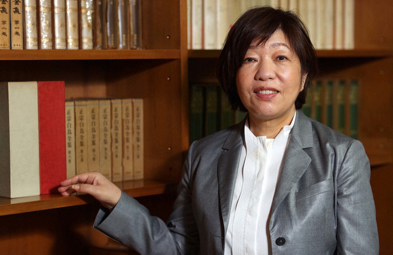 Penulis Mariko Hayashi = Diambil oleh Yuki Miyatake pada 23 April 2021 di Shinjuku-ku, Tokyo
