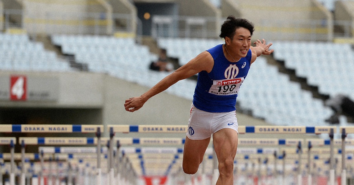 陸上 日本選手権 泉谷 日本新で初代表 男子110障害 今季世界3位 毎日新聞