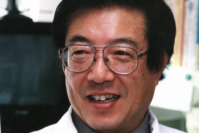 藤田紘一郎さん＝1998年2月19日撮影（撮影当時の肩書は東京医科歯科大教授）