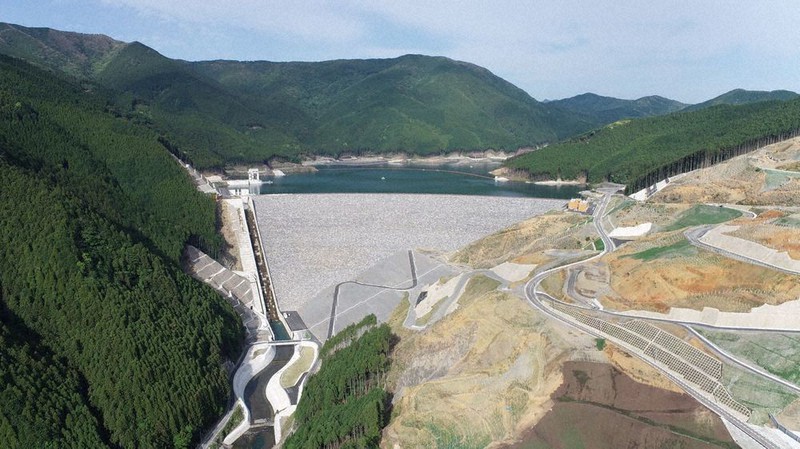 小石原川ダム建設 国道500号 付け替え道路あす開通 福岡 毎日新聞