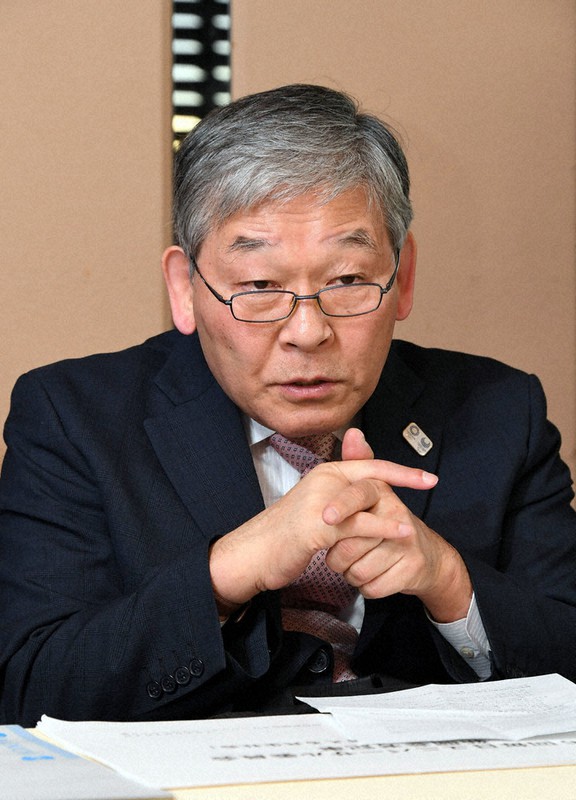 川内美彦氏=根岸基弘撮影