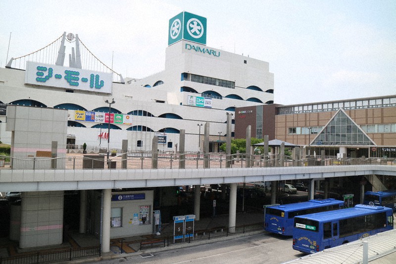 県内の最高路線価となった下関駅東口駅前広場付近