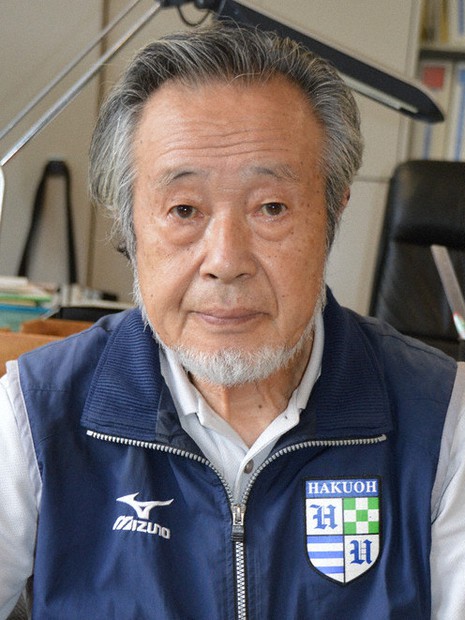 加藤沢男さん=茨城県つくば市の筑波大で