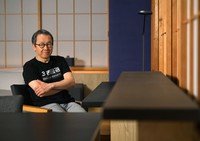 星野リゾートの星野佳路代表＝東京都千代田区の「星のや東京」で、手塚耕一郎撮影
