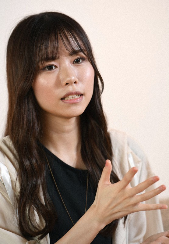 プロゲーマー兼タレントの大友美有さん=宮本明登撮影