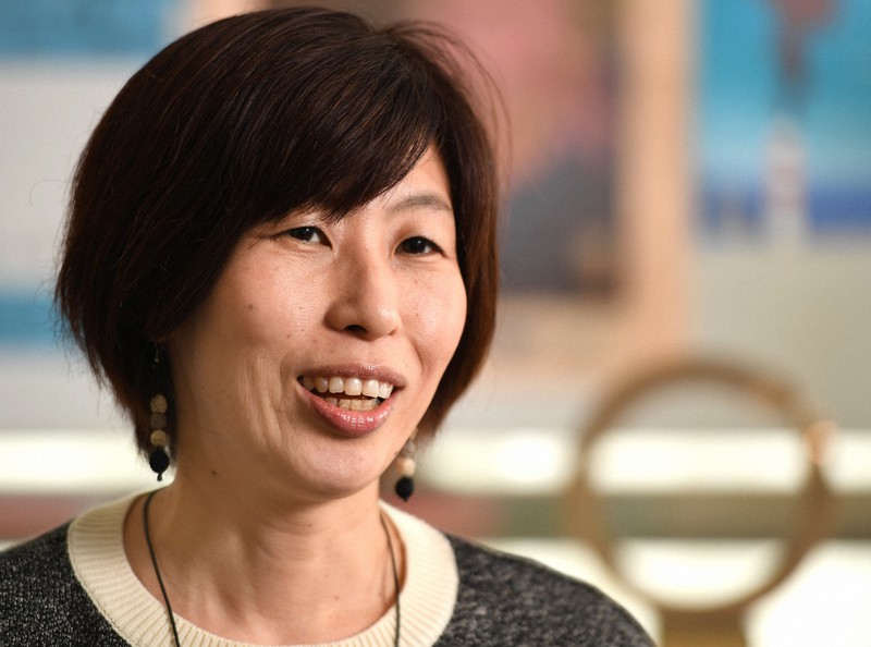 「ゴールドマン環境賞」に選ばれた気候ネットワーク理事の平田仁子さん=東京都千代田区で2021年6月16日、前田梨里子撮影