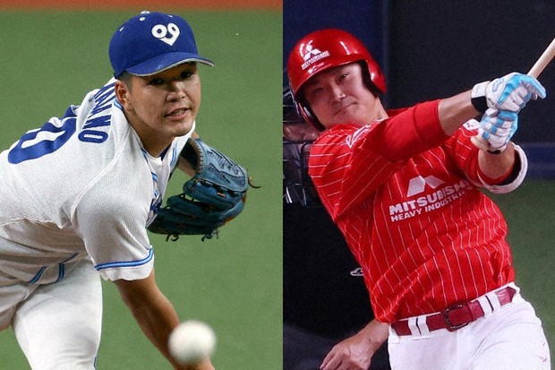 大阪ガスの河野(左)と三菱重工Eastの小柳