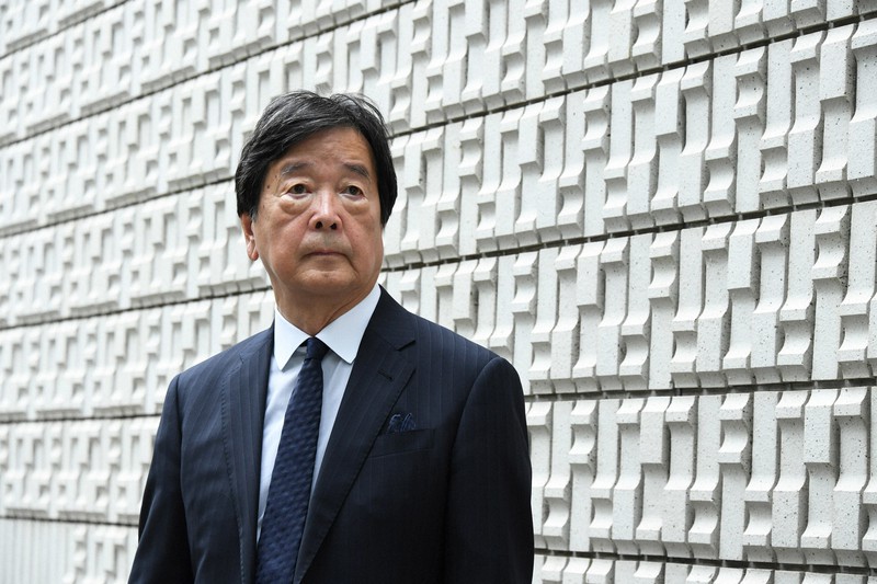 田中均氏=根岸基弘撮影