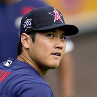 大谷翔平、オールスター戦に投打「二刀流」で出場 米大リーグ [写真