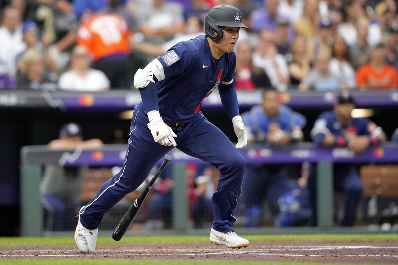 大谷翔平、オールスター戦に投打「二刀流」で出場 米大リーグ [写真