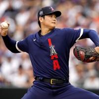 大谷翔平、オールスター戦に投打「二刀流」で出場 米大リーグ [写真