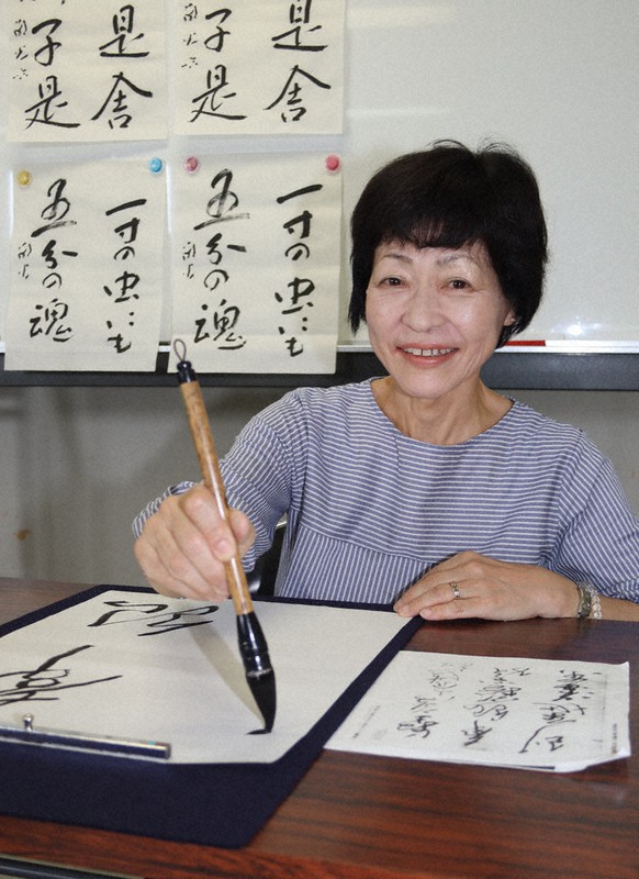毎日賞を受賞した福原潮光さん=奈良市で、堀川剛護撮影