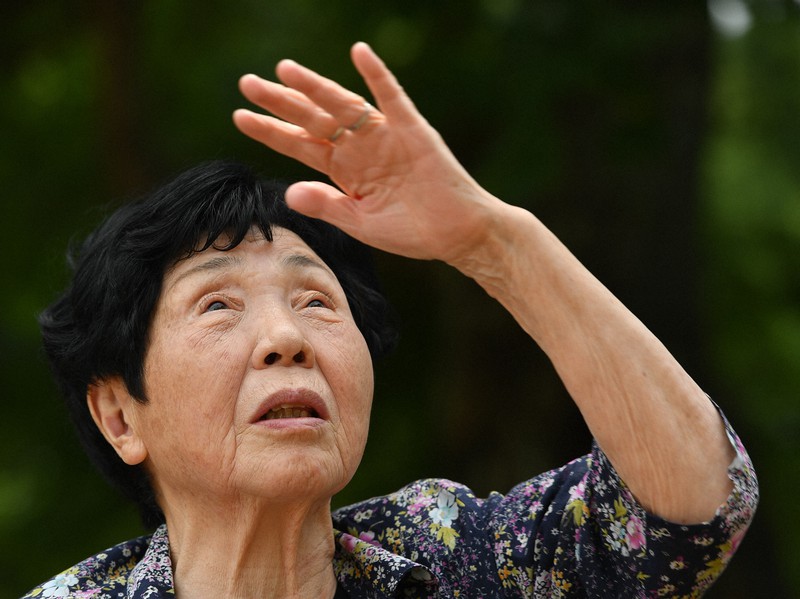 83yrold fights to bring hidden history of postAbomb black rain in Hiroshima alive The Mainichi