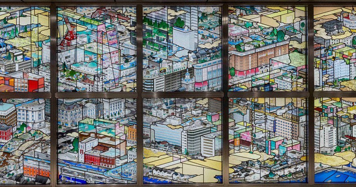 アートの扉：山口晃 日本橋南詰盛況乃圖 変わる街、歴史の厚み | 毎日新聞