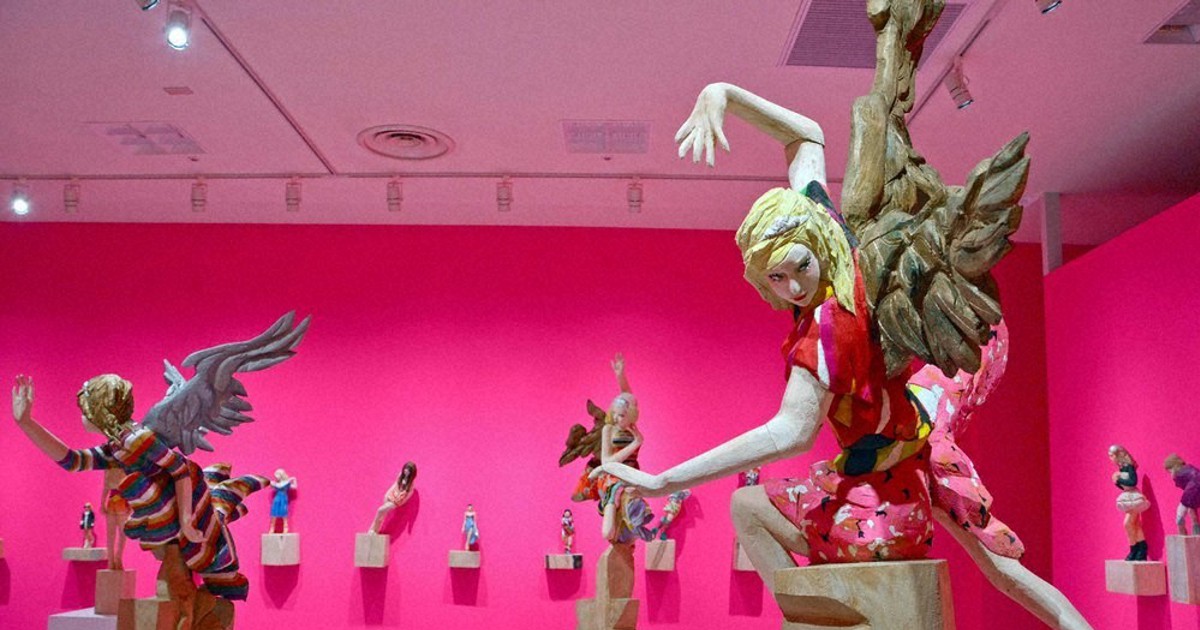 芸術の力で街を元気に 松本パルコに現代アート 県ゆかりの作家 彫刻