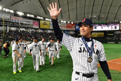 レッグガード　野球日本代表　稲葉監督　実使用 レッグガード 野球日本代表 稲葉監督 実使用 （プロ野球】8月9日