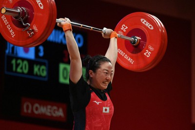 安藤美希子が銅メダル 重量挙げ女子59キロ級 東京五輪 | 毎日新聞
