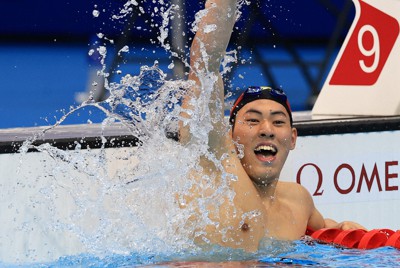 本多灯が銀メダル 競泳男子でメダル第1号 0mバタフライ 毎日新聞