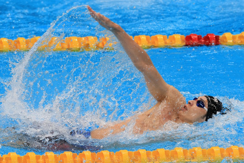 入江陵介「テンポ切り替わらず反省」 200m背泳ぎ準決勝へ | 毎日新聞