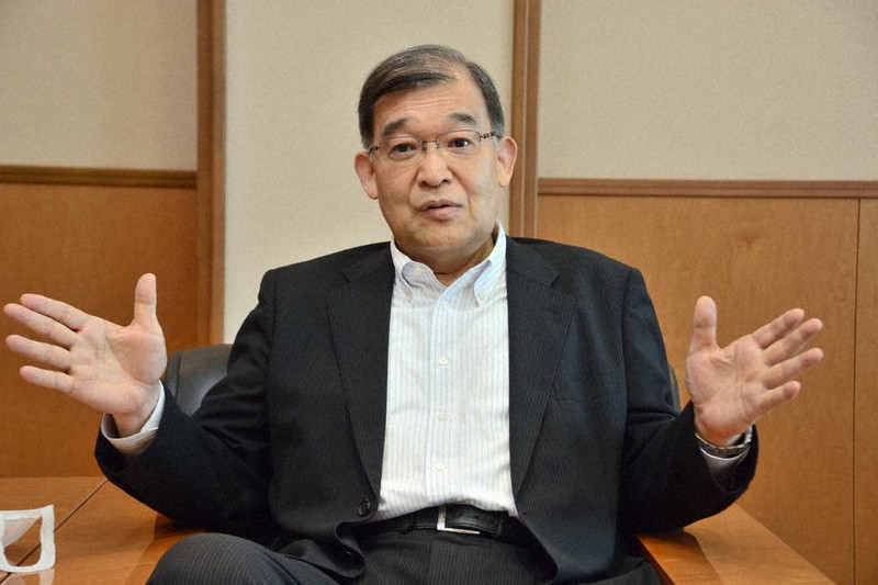 コロナ後の観光戦略について語る九州観光推進機構の唐池会長