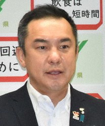鈴木英敬知事=三重県庁で2021年7月、谷口豪撮影
