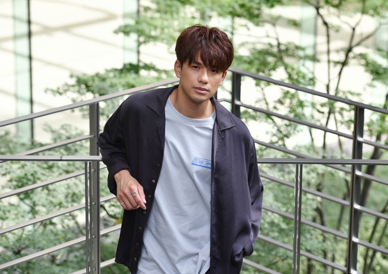 ドラァグクイーンを目指すジェイミーを演じる森崎ウィンさん=大阪市北区で2021年7月3日、木葉健二撮影