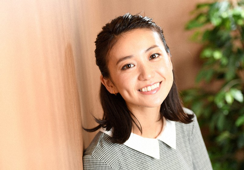 大島優子さん=川平愛撮影