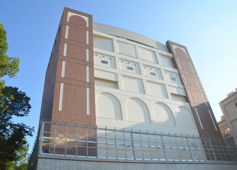 BSL4の実験棟=長崎市坂本の長崎大坂本キャンパスで2021年7月29日午後5時48分、田中韻撮影