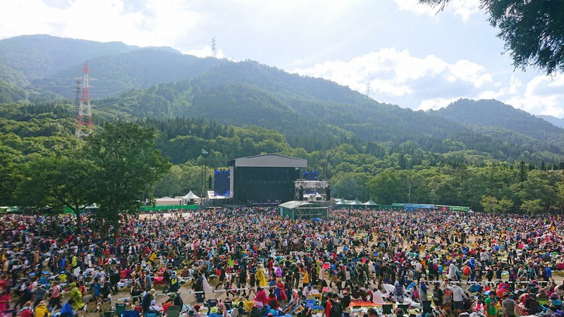 フジロックフェスティバル=新潟県湯沢町で2018年7月29日、大原一城撮影