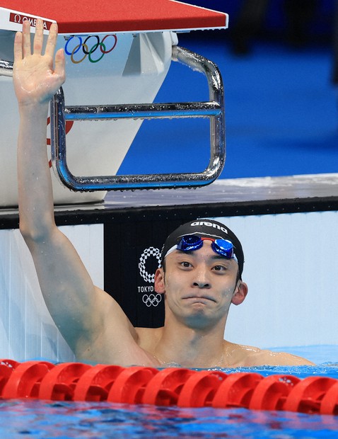 入江陵介「東京で決勝を泳げ、悔いはない」 200m背泳ぎで7位 | 毎日新聞