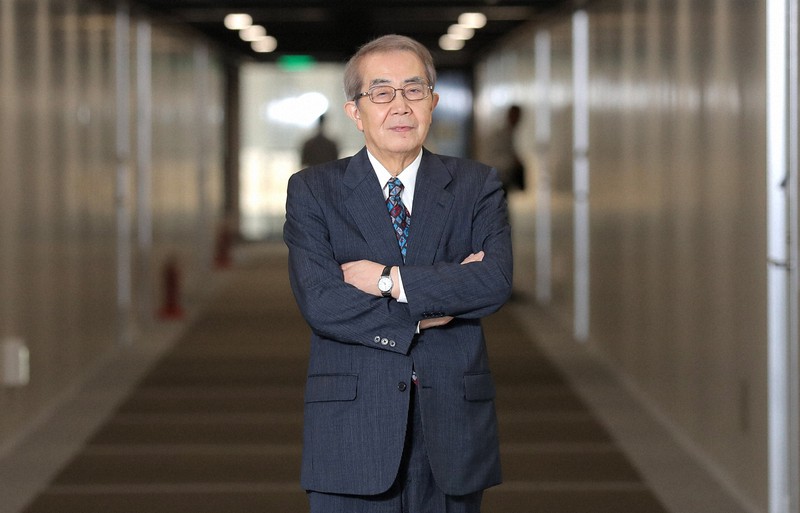 田中秀征氏=宮武祐希撮影