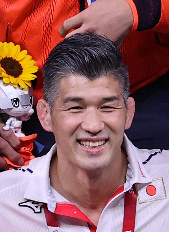 井上康生監督=日本武道館で2021年7月31日、佐々木順一撮影