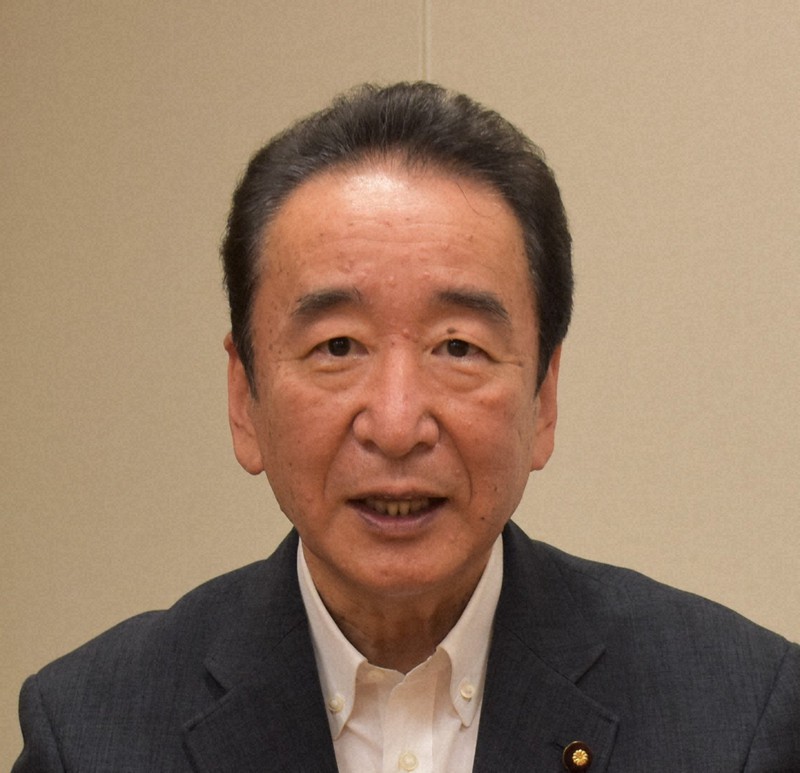 鴨下一郎氏=斎川瞳撮影