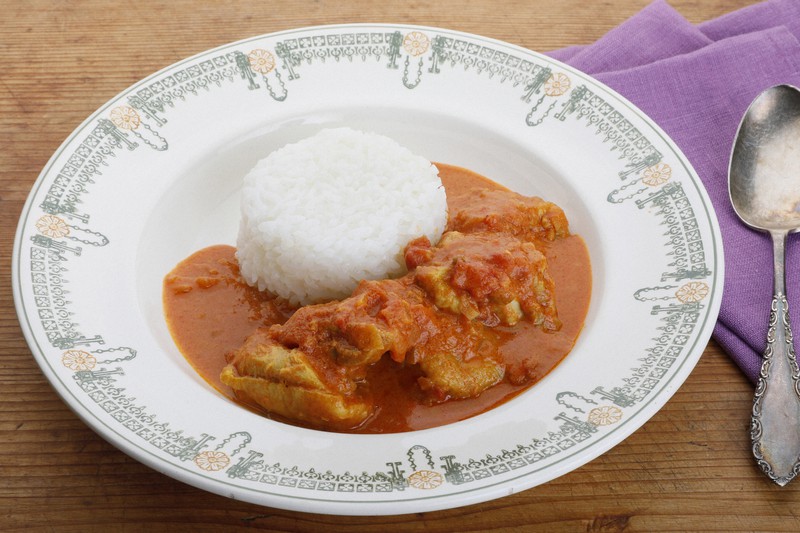 バターチキンカレー=尾籠章裕撮影