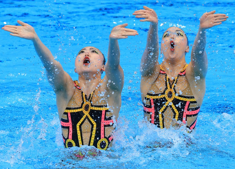 アーティスティックスイミング デュエット乾 吉田組は4位 写真特集1 6 毎日新聞