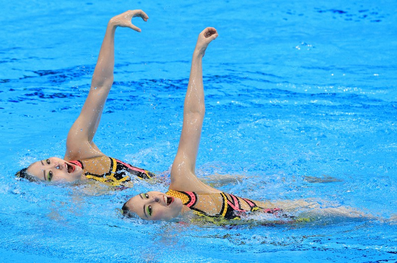 アーティスティックスイミング デュエット乾 吉田組は4位 写真特集1 6 毎日新聞