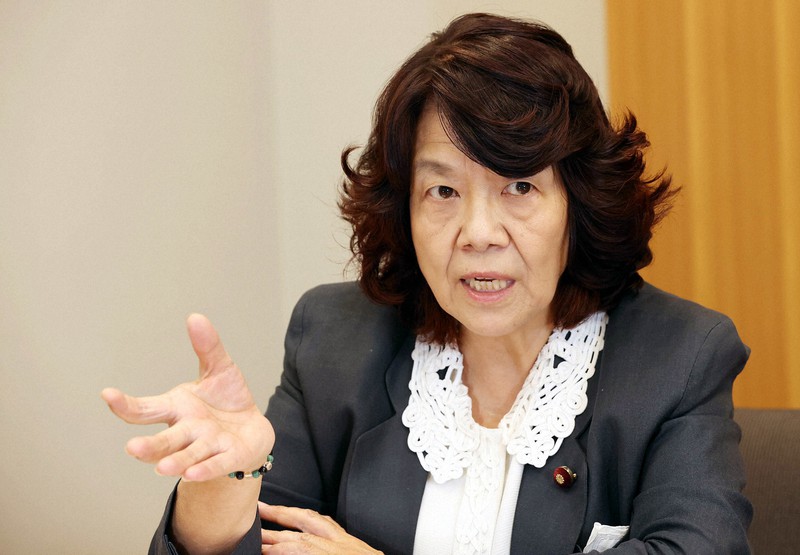 阿部知子氏=幾島健太郎撮影