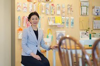 「ファイン」の清水直子社長＝東京都品川区で、内藤絵美撮影