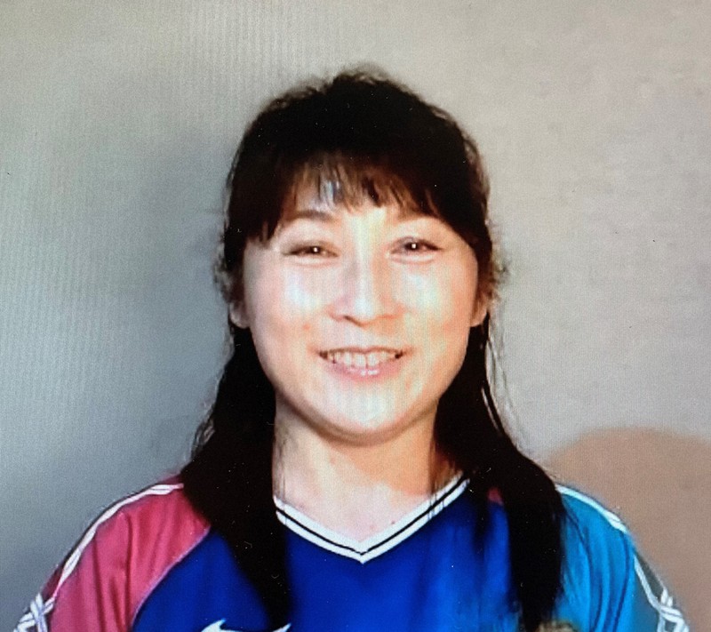 リモート取材に応じる平野美宇選手の母真理子さん=甲府市で2021年8月5日、梅田啓祐撮影