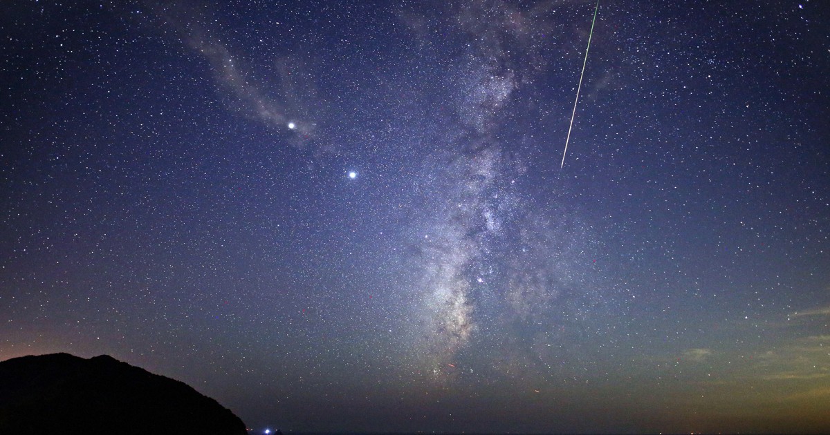 星空と宇宙：流れ星に願いを ペルセウス座流星群、12日夜にピーク