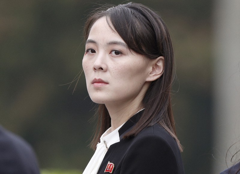 金与正・朝鮮労働党副部長=ベトナム・ハノイで2019年3月2日、AP
