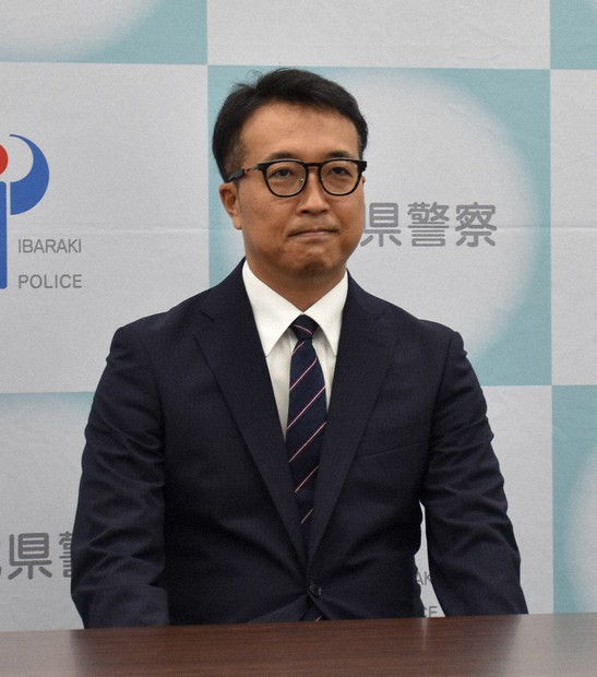 荒瀬警務部長が着任会見で抱負 「安全安心に貢献」 ／茨城 | 毎日新聞