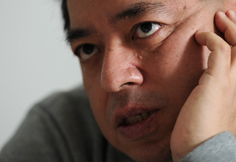 佐藤優氏=久保玲撮影