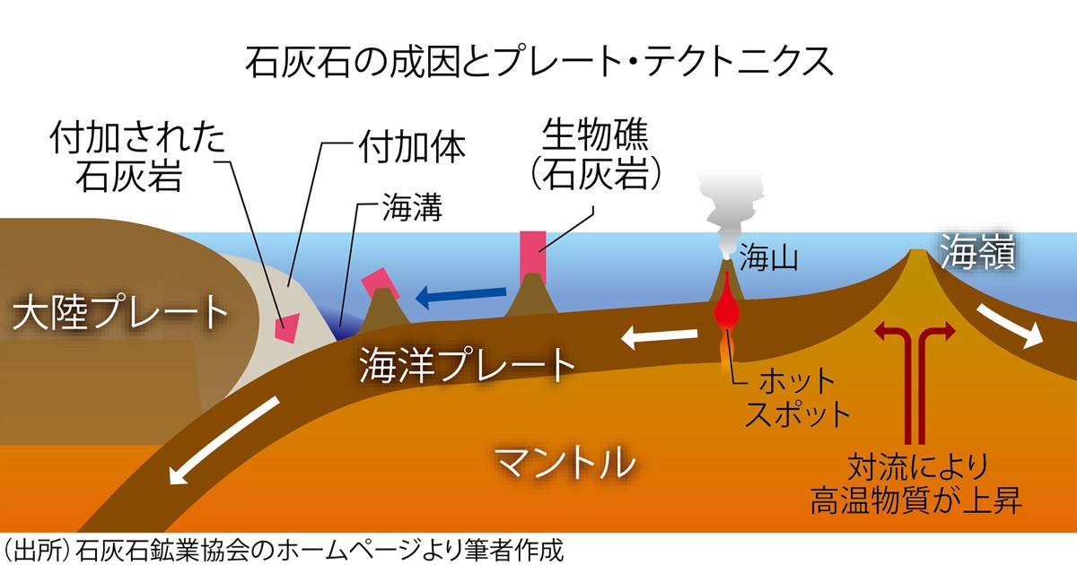 鎌田浩毅の役に立つ地学：日本で豊富に採れる石灰石は、太古の海
