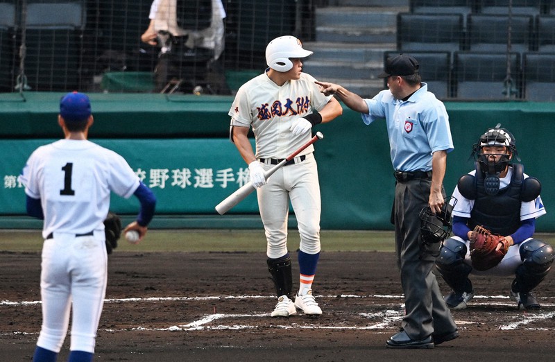 第4日第4試合 鹿島学園vs盛岡大付 第103回全国高校野球選手権 [写真